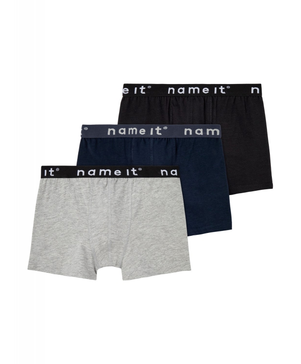 Name it 3-pak boxershorts/underbukser i tre farver til drenge