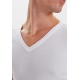 JBS hvid T-shirt med V-hals til herre – str. S, M, L, XL og 2XL