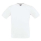 B&C Exact t-shirt med v-hals i hvid til herre