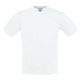 B&C Exact t-shirt med v-hals i hvid til herre