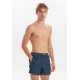 JBS badeshorts i genbrugt polyester i navy med striber til herre