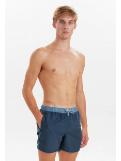 JBS blå badeshorts i genbrugt polyester til herre, aktiv str. M