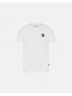 JBS of Denmark hvid T-shirt med rund hals til herre, aktive str. S-XXXL