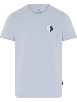 JBS of Denmark lyseblå T-shirt med rund hals til herre, aktive str. S-XXXL