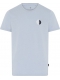 JBS of Denmark lyseblå T-shirt med rund hals til herre, aktive str. S-XXXL