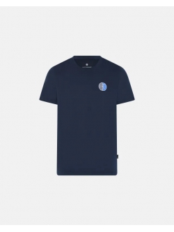 JBS of Denmark navy T-shirt med rund hals til herre, aktive str. S-XXXL