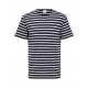 Selected Homme stribet T-shirt i navy og hvid til herre, str. XXL