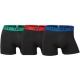 JBS 3-pak boxershorts i bomuld med farvet stribe i sort til herre