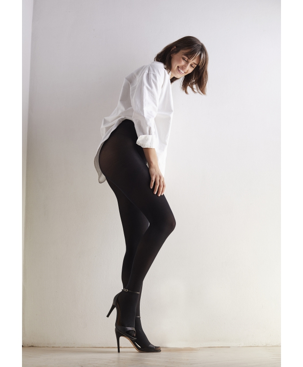 Decoy Microfiber Tights 3D 60 Denier i Sort til Kvinder - Bløde, Matte & Oeko-Tex Certificerede