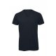 B&C Exact navy V-neck T-shirt til herre S L XL XXL