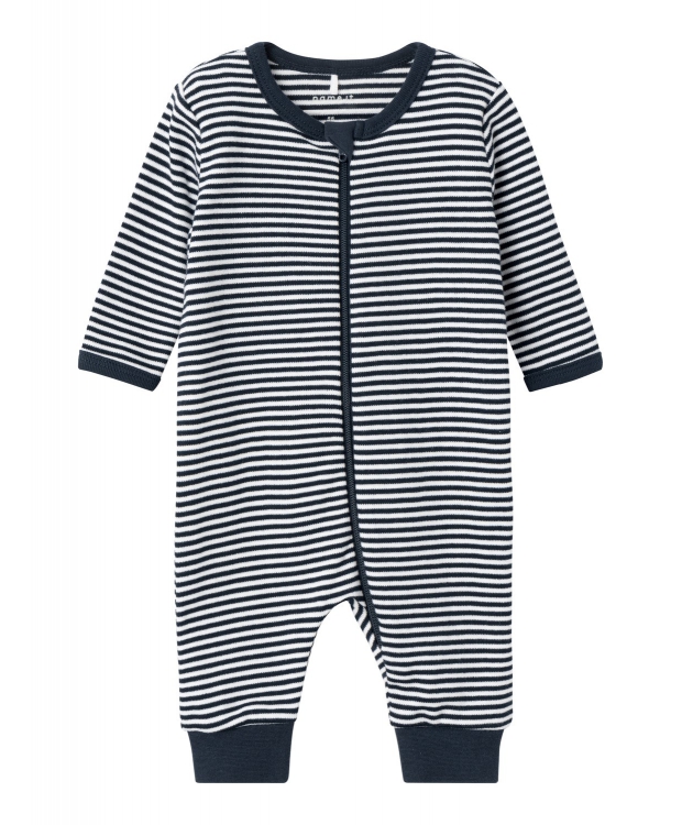 4: Name it pyjamas dragt i sort m. striber til børn