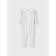 Name It 3-pak pyjamasdragter i hvid og grå til drenge