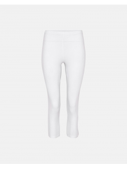 DECOY capri leggings i hvid til kvinder – størrelse S og XXL