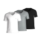 BOSS 3-pak T-shirts med V-hals i forskellige farver til herre – S-XXL