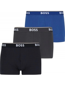 BOSS 3-pak Power boksershorts i blå nuancer til herre – S-XXL