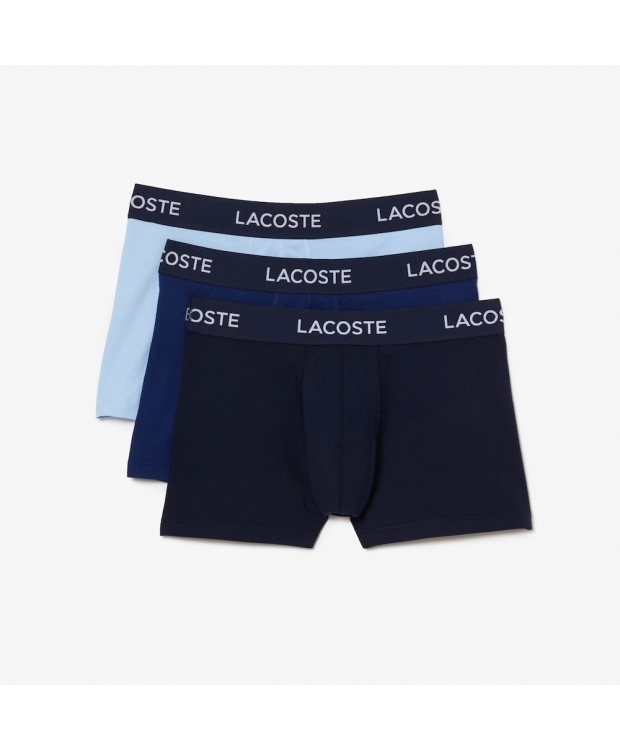 Billede af LACOSTE 3-pak underbukser/boxershort i blå nuancer til herre
