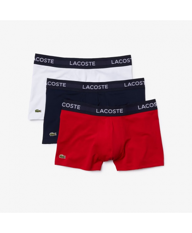 Billede af LACOSTE 3-pak mikrofiber underbukser/boxershort i forskellige farver til herre
