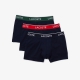 Lacoste navy boxershorts herre 3-pak str. S M L XL