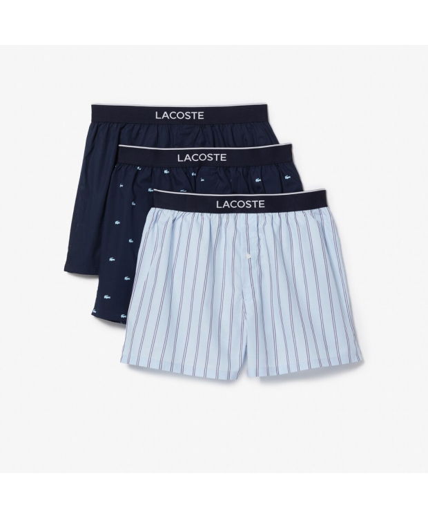 Billede af LACOSTE 3-pak bomuld underbukser/boxershorts i forskellige farver til herre