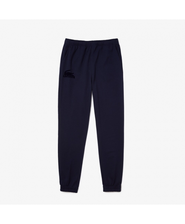 LACOSTE sweatpants i navy til herre