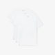 LACOSTE 3pak v-hals t-shirt i hvid til herre