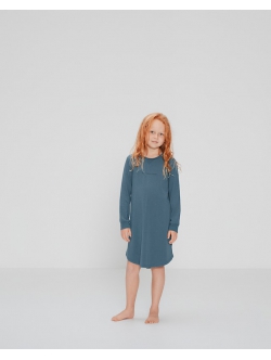 JBS blå bambus-natkjole piger - 1½-9/10 år
