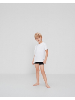JBS hvid bambus-T-shirt til drenge, 3/4-13/14 år