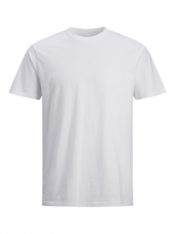 Jack & Jones t-shirt med rund hals, 3-pak i hvid til herre – aktive størrelser S, L, XL, XXL