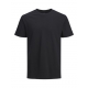 Jack & Jones t-shirt med rund hals, 3-pak i sort til herre – aktive størrelser S, M, L, XL, XXL