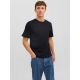 Jack & Jones t-shirt med rund hals, 3-pak i sort til herre – aktive størrelser S, M, L, XL, XXL