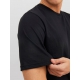 Jack & Jones t-shirt med rund hals, 3-pak i sort til herre – aktive størrelser S, M, L, XL, XXL