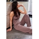 JBS of Denmark Women rib-bukser i brune nuancer til kvinder – XS, XL