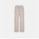 JBS of Denmark Women stribede pyjamasbukser i beige, brun og hvid til kvinder – XS, S, XL