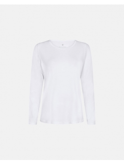 JBS of Denmark Women langærmet bambus t-shirt i hvid til kvinder – XS, S, XL, 2XL