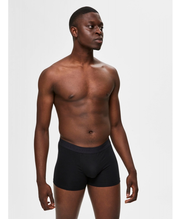 Selected Homme SLHJOHAN 5PAK TRUNKS i sort til mænd - OUTLET