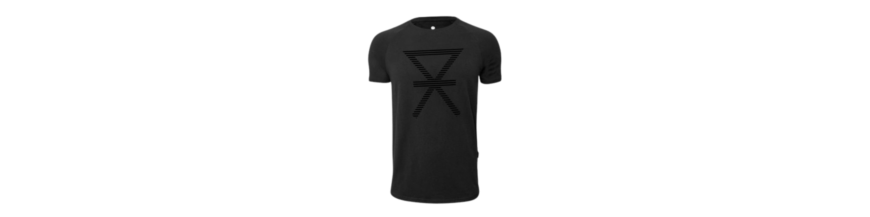 T-shirt med rund hals 