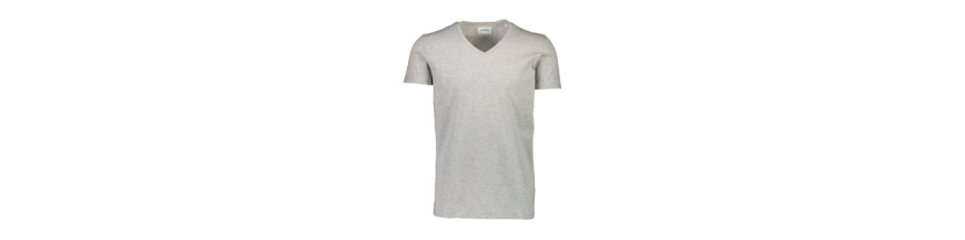 T-shirt med v-hals