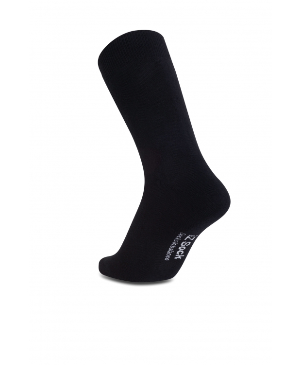 iZ Sock 10-pak bambus & uld strømpe i sort