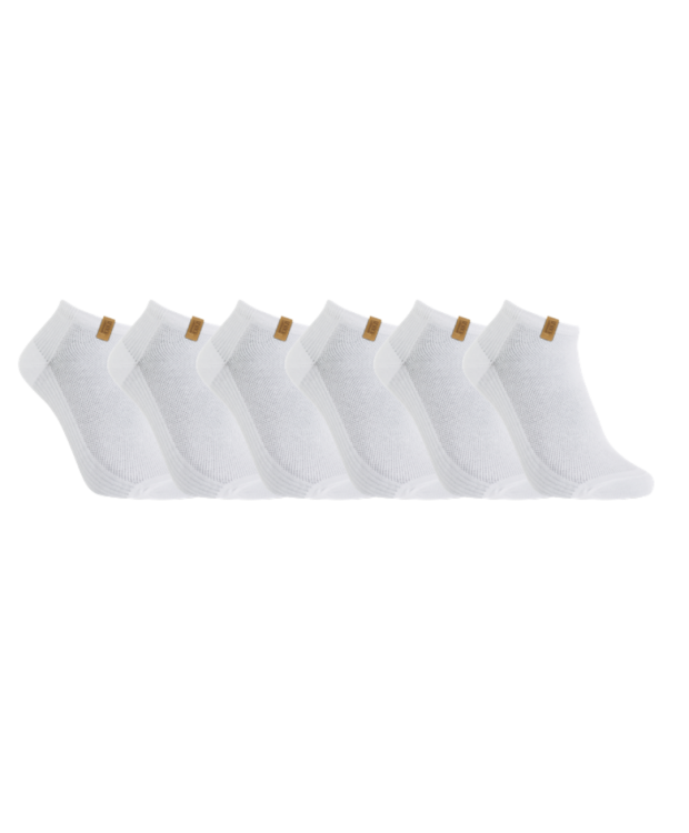 Iz sock Copenhagen 3pak luxury klassiske bambus ankelstrømper i hvid