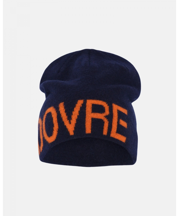 DOVRE hue i uld i navy til herre.