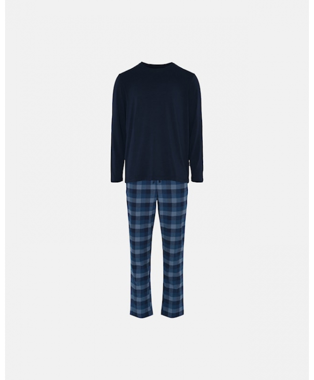 JBS pyjamassæt i blå til herre