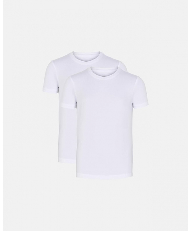 JBS 2pak bambus t-shirt i hvid til drenge