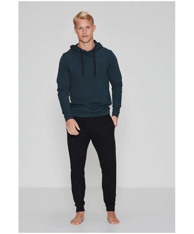 JBS of Denmark bambus hoodie i navy til herre