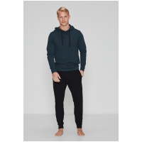 JBS of Denmark bambus hoodie i navy til herre
