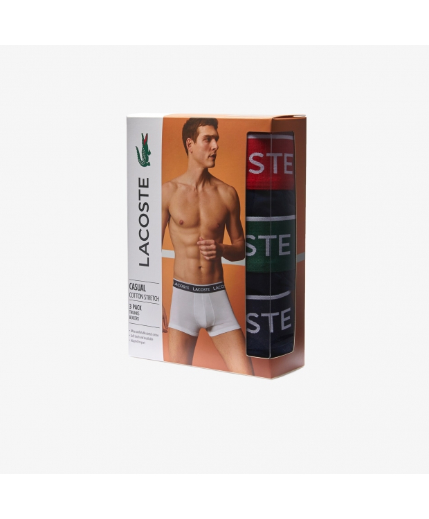 LACOSTE 3-pak underbukser/boxershort i forskellige farver til herre