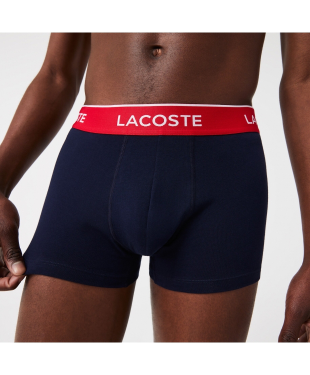 LACOSTE 3-pak underbukser/boxershort i forskellige farver til herre billede 3