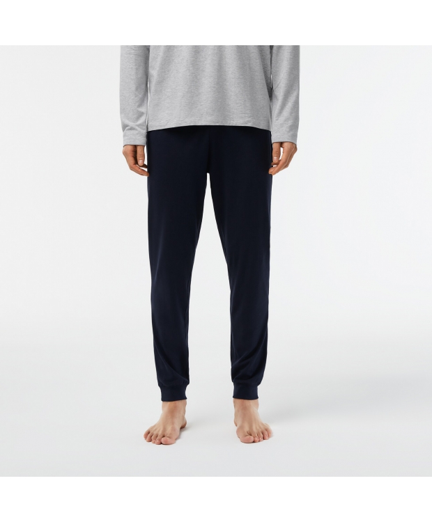 LACOSTE pyjamassæt i sort og grå til herre billede 6