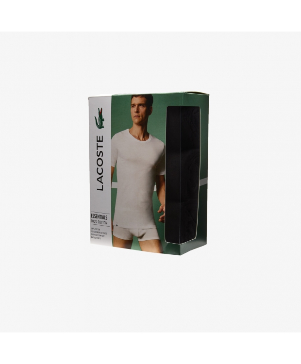 Lacoste 3-pak T-shirt i Sort til Herre