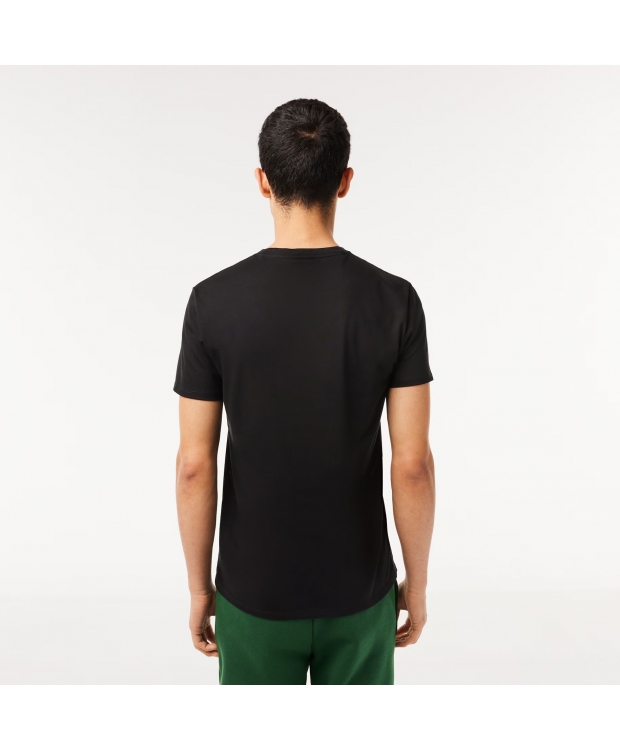 Lacoste Klassisk V-hals T-shirt i Sort til Herre (Regular Fit) billede 4