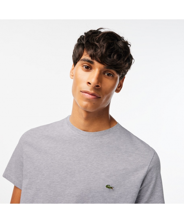 Lacoste T-shirt i Grå til Herre (Regular Fit) billede 3